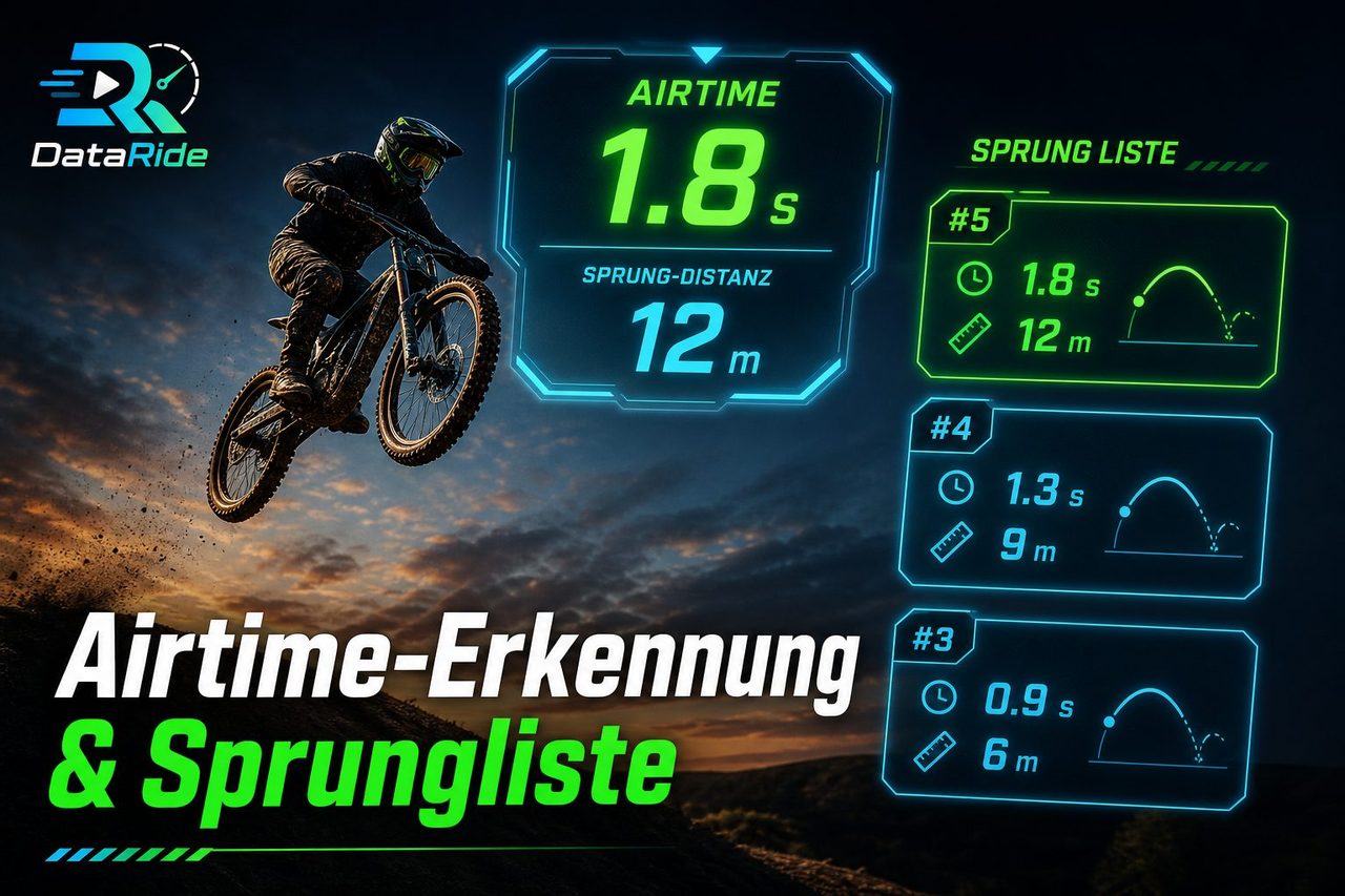 Airtime-Erkennung und Sprungliste